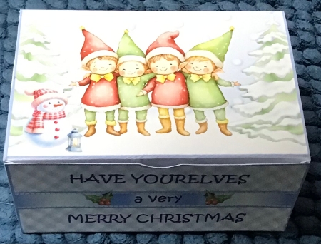 Christmas Elves Gift Boxes by Sharron Hylton