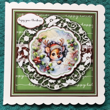 Peeking Winter Animals - Mini Kit 6x6 by Sharron Hylton