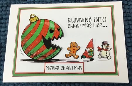 Running into christmas like... by Sharron Hylton