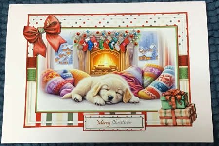 Cozy Golden Retriever Mini Kit by Sharron Hylton