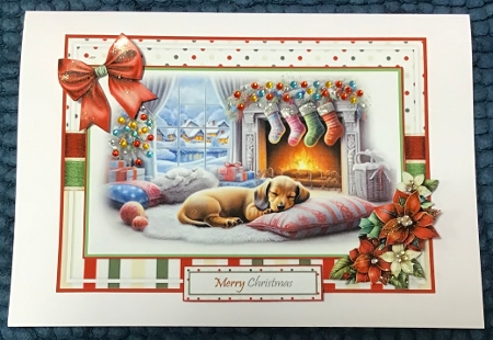 Cozy Christmas Dachshund Mini Kit by Sharron Hylton