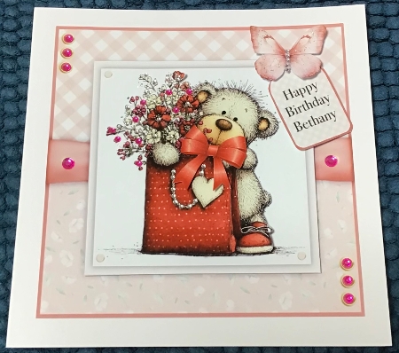 Tatty Teddy Greetings by Sharron Hylton