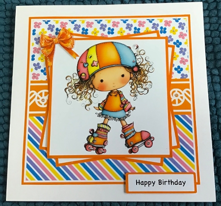 Quirky Girl #2 Mini Kit 7x7 (5) by Sharron Hylton