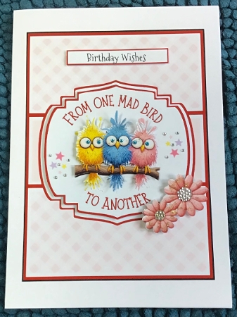 One Mad Bird to Another - 5x7 Version by Sharron Hylton