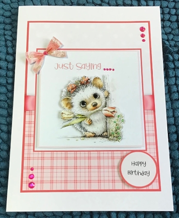 Just Saying 5x7 Version by Sharron Hylton