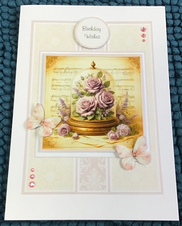 Floral Cloche Jars - 5x7 Version by Sharron Hylton