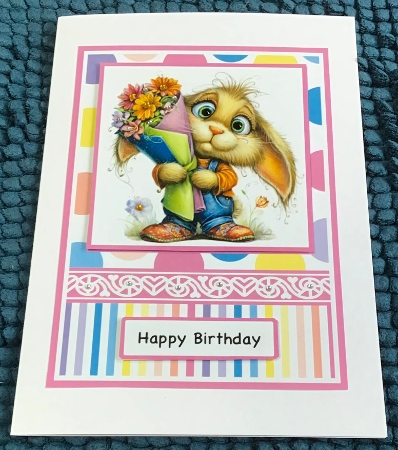 Springtime Bunny #1 Mini Kit 5x7 (3) by Sharron Hylton