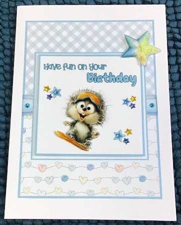 Have Fun on your Birthday - 5x7 Version by Sharron Hylton