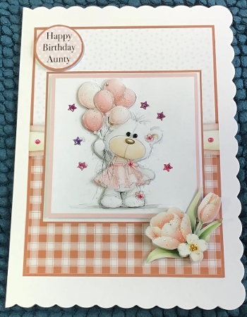 Balloons and Bear Hugs - 5x7 Version by Sharron Hylton