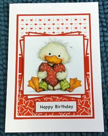 Duck Love Mini Kit 5x7 (3) by Sharron Hylton