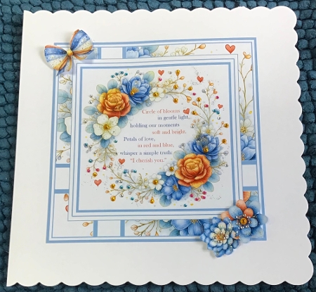 Floral Circle Of Love by Sharron Hylton
