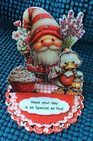Gnome-one Like You 5 Triple Easel by Sharron Hylton