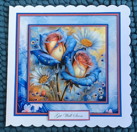 Fantasy Bleu - Mini Kit 6x6 by Sharron Hylton