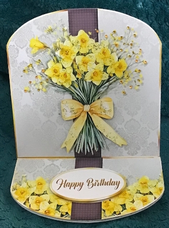 Pretty Bouquet Easel Kit-5 by Sharron Hylton