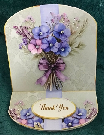 Pretty Bouquet Easel Kit-8 by Sharron Hylton