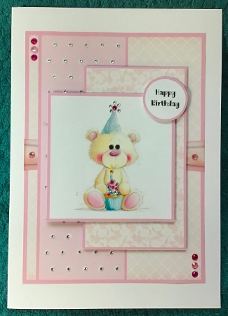 Party Bear - 5x7 Version by Sharron Hylton
