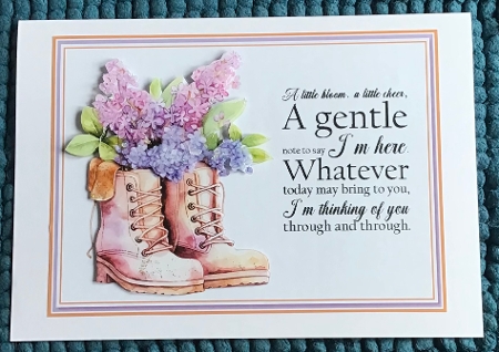A little Bloom Quick card  by Sharron Hylton