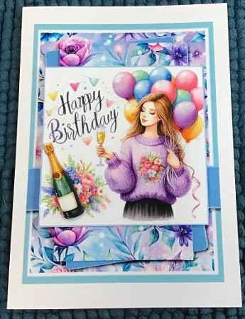5x7 ~ Birthday Girl by Sharron Hylton