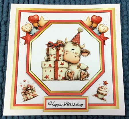 Octagon front Birthday gifts by Sharron Hylton