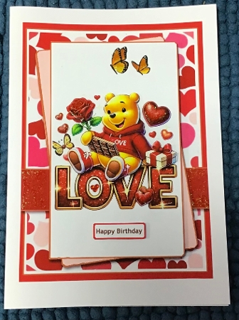 5x7 ~ Winnie Full Of Love For You by Sharron Hylton