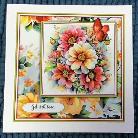 Beautiful Flowers - Mini Kit 6x6 by Sharron Hylton