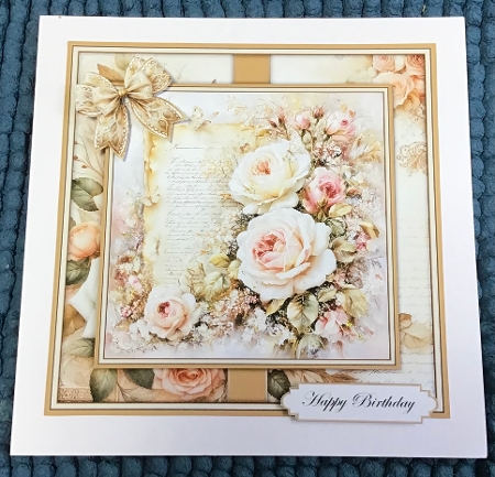 Parchment with Roses - Mini Kit 6x6 - CUP1421892_124264 | Craftsuprint