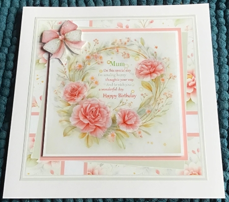 Carnation Poem Card by Sharron Hylton