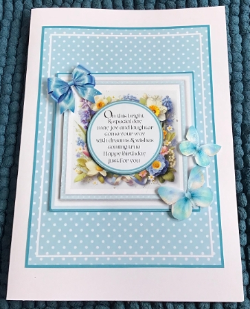 Happy Birthday Just For You - 5x7 Version by Sharron Hylton