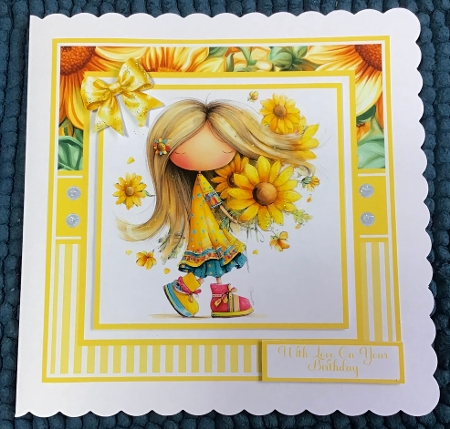 Sunflower Dreams Mini Kit 7x7 (4) by Sharron Hylton
