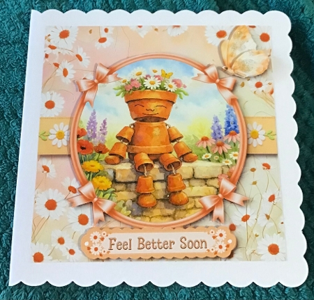 Flower-pot man - Multi Occasions Card by Sharron Hylton