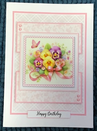 Pansy Perfection - 5x7 Version by Sharron Hylton