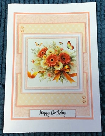 Graceful Gerberas - 5x7 Version by Sharron Hylton