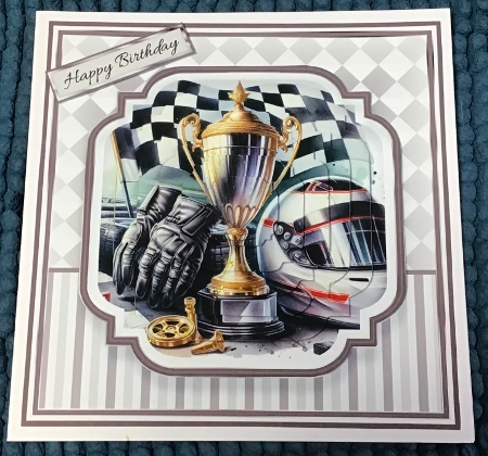 7x7 Formula 1 Winners Mini Pyramage Kit - x4 A4 sheets T5 by Sharron Hylton
