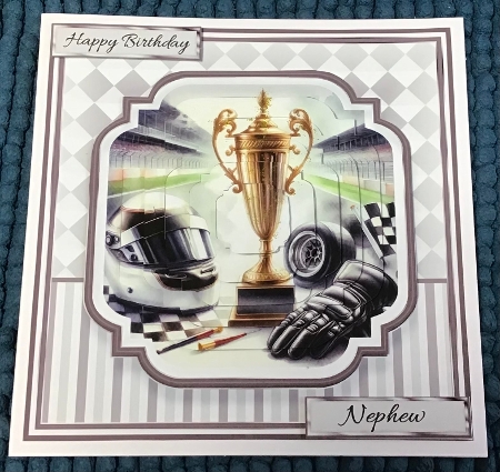 7x7 Formula 1 Winners Mini Pyramage Kit - x4 A4 sheets T6 by Sharron Hylton
