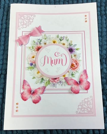 A Mothers Floral Embrace - 5x7 Version by Sharron Hylton