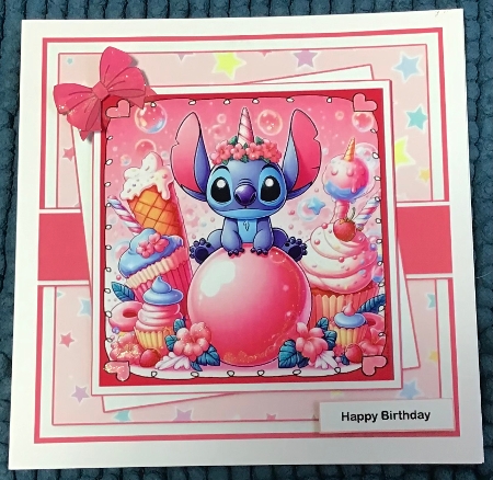 6x6 ~Stitch Birthday Greetings by Sharron Hylton