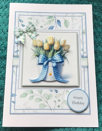 A Classic Floral Centrepiece - 5x7 Version by Sharron Hylton