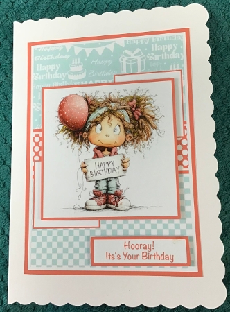 Birthday Girl #5 Mini Kit 5x7 (3) by Sharron Hylton