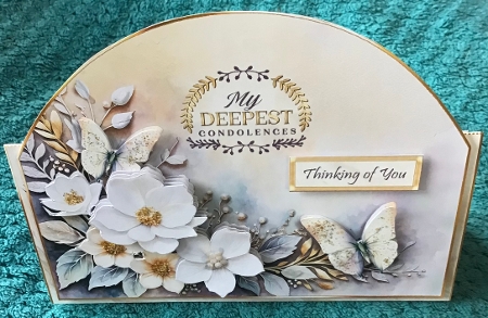 Deepest Condolences Tent Card Kit by Sharron Hylton