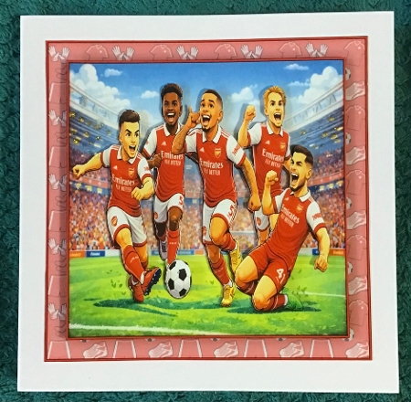 Arsenal FC Mini Kit  Ages 6-11 included by Sharron Hylton