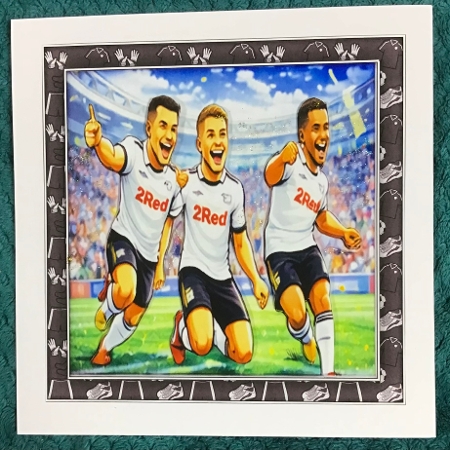 Derby County Mini Kit 3  Ages 6-11 included by Sharron Hylton