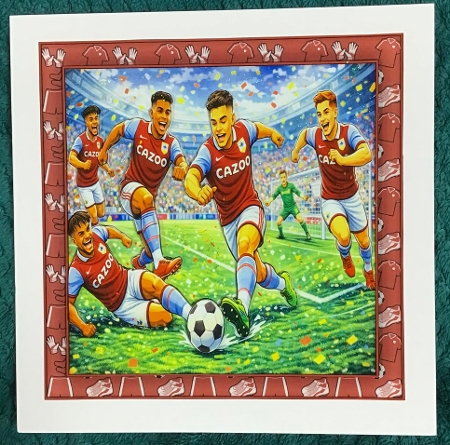Aston Villa Mini Kit 4  Ages 6-11 included by Sharron Hylton