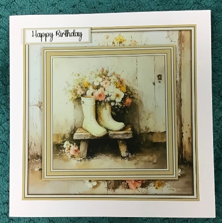 Rain Boots - Mini Kit 6x6 by Sharron Hylton