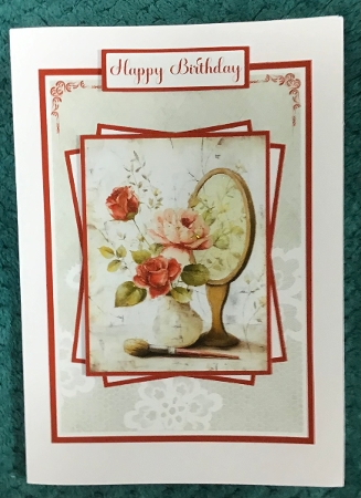Mirror & Flowers Mini Kit 5x7 (3) by Sharron Hylton