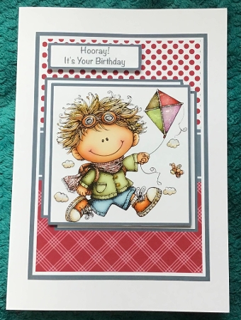 Birthday Boy Mini Kit 5x7 (3) by Sharron Hylton