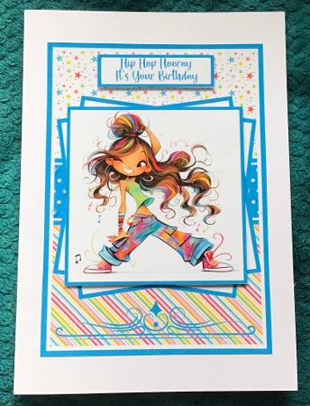 Hip Hop Girls Mini Kit 5x7 (3) by Sharron Hylton