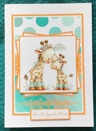 Mothers Day Animals Mini Kit 5x7 (3) by Sharron Hylton