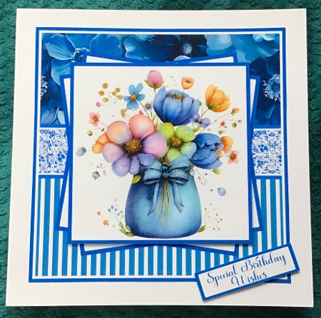 Blue Spring Mini Kit 7x7 (4) *Customer Request* by Sharron Hylton