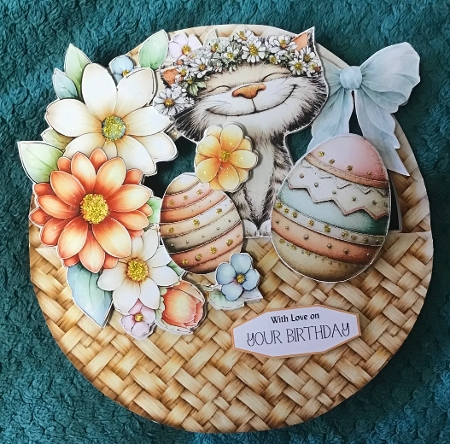 Basket of Joy 3 Rocker by Sharron Hylton