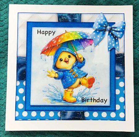 Rainy Days Chick Mini Kit 7X7 by Sharron Hylton